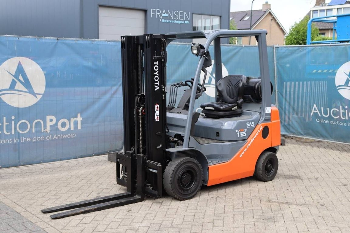 Forklift Toyota 02-8FGF18 LPG 1550kg 4.3m 2008 2008 02-8FGF18 2008 1 Forklift image 9