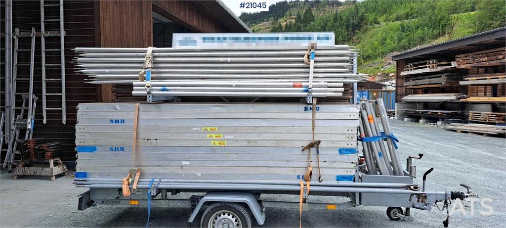 Temared scaffolding trailer w/ 162m2 scaffolding 2019 21045 temared scaffolding trailer w/ 162m2 scaffolding 2019 1 image 2