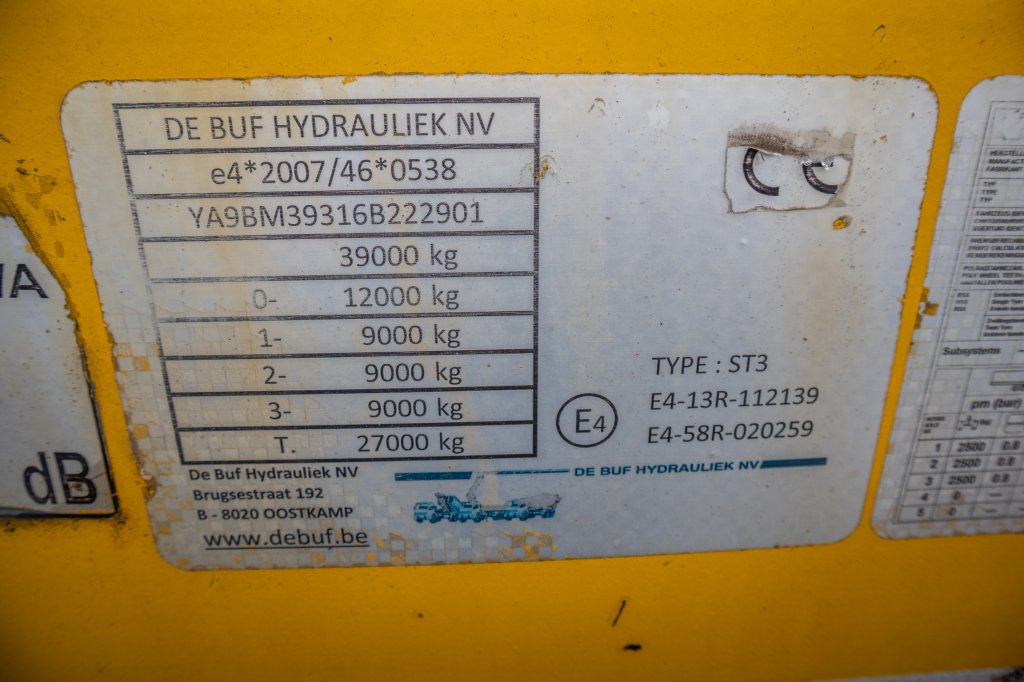 DE BUF BETON MIXER/MALAXEUR/MISCHER 12M3 2017 E61062 De Buf BETON MIXER/MALAXEUR/MISCHER 12M3 2017 1 image 8
