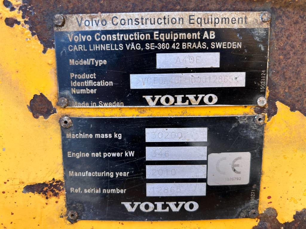 Volvo A40E 2010 208938 A40E 2010 1 image 7