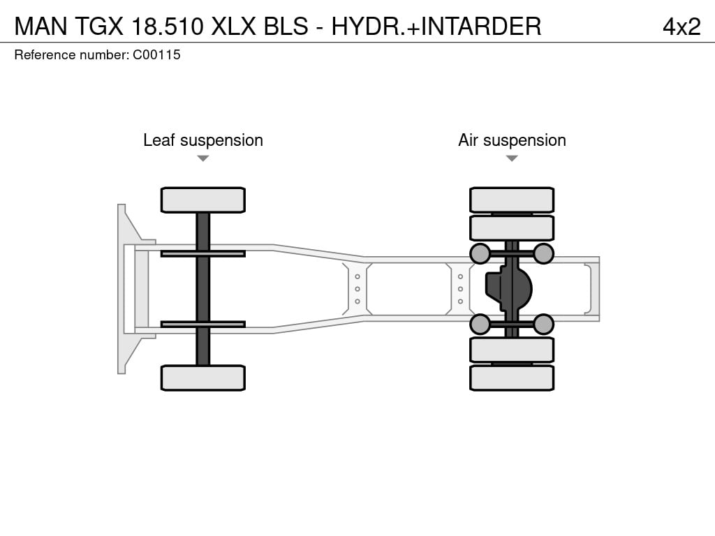 MAN TGX 18.510 XLX BLS - HYDR.+INTARDER 2022 C00115 TGX 18.510 XLX BLS - HYDR.+INTARDER 2022 1 image 11