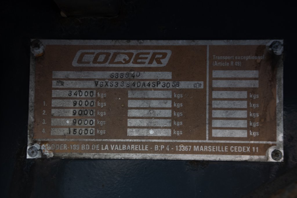CODER FOURGON - COTES OUVRABLE 2008 E57828 Coder FOURGON - COTES OUVRABLE 2008 1 image 10