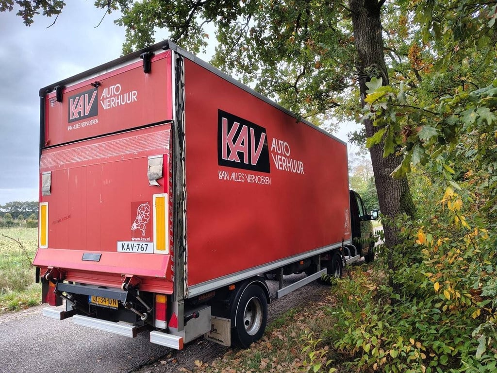 Closed Semi-trailer Van Veen Heas 4530kg 2010 2018 Veenhuis Multifunctional Delivery Truck Heas 2018 1 image 5