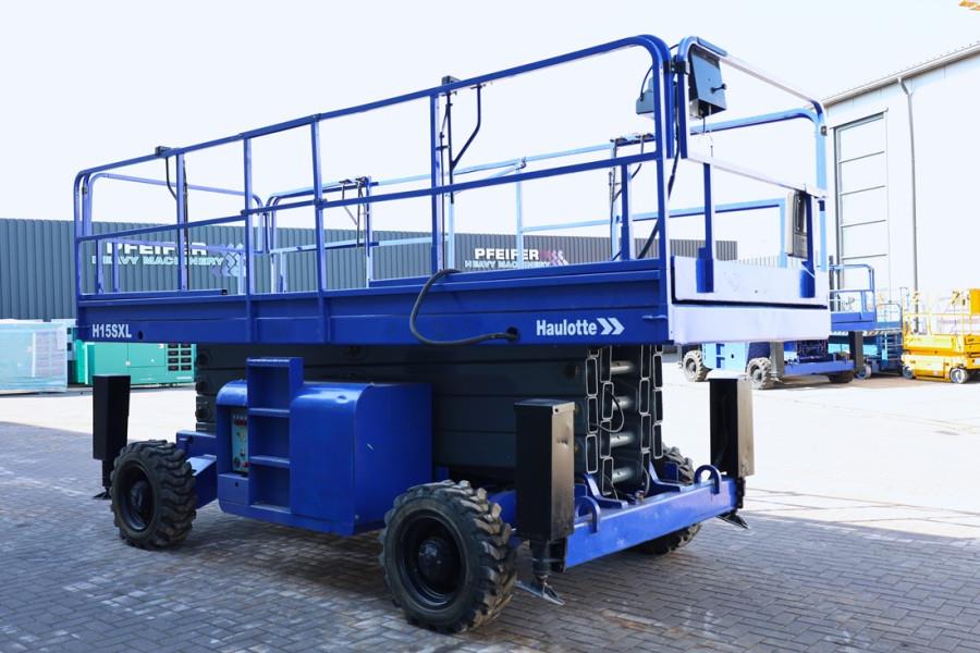 Haulotte H15SXL Diesel, 4x4 Drive, 15m Working Height, 500k 2008 HAULOTTE - H15SXL - 90298 H15SXL Diesel, 4x4 Drive, 15m W...