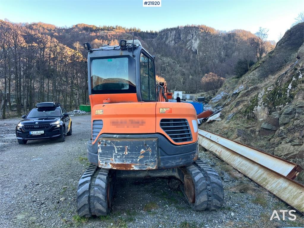 Doosan DX62R-3 excavator w/ rototilt, sanding bucket and 2015 21920 DX62R-3 excavator w/ rototilt, sanding bucket and 2015...