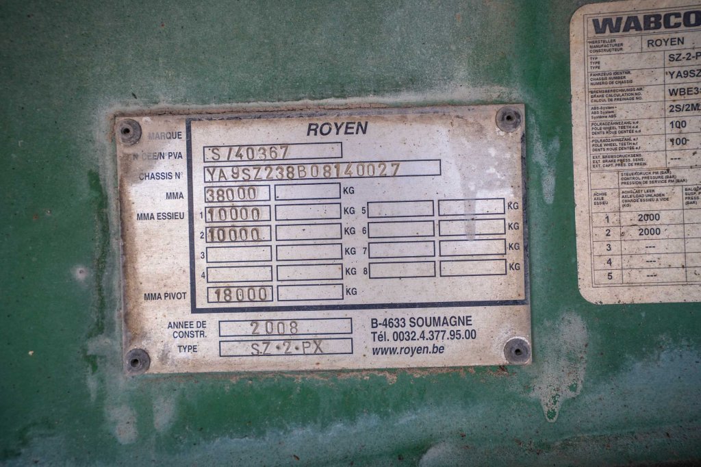 ROYEN CRANE/KRAAN HMF 2820 K6 2008 E63347 Royen CRANE/KRAAN HMF 2820 K6 2008 1 Crane trucks image 14