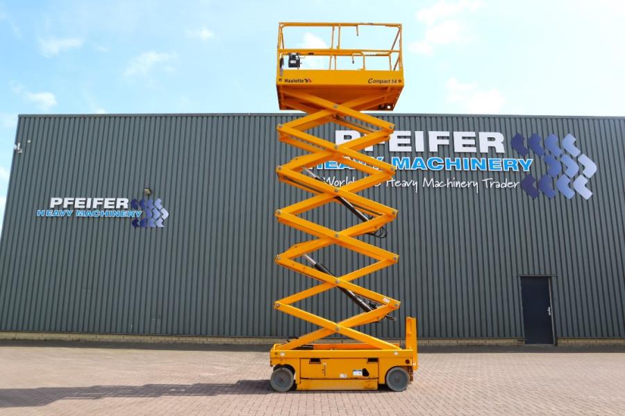 Haulotte Compact 14 Electric, 14m Working Height, 350kg Cap 2016 HAULOTTE - Compact 14 - 63036 Compact 14 Electric, 14m Wo...
