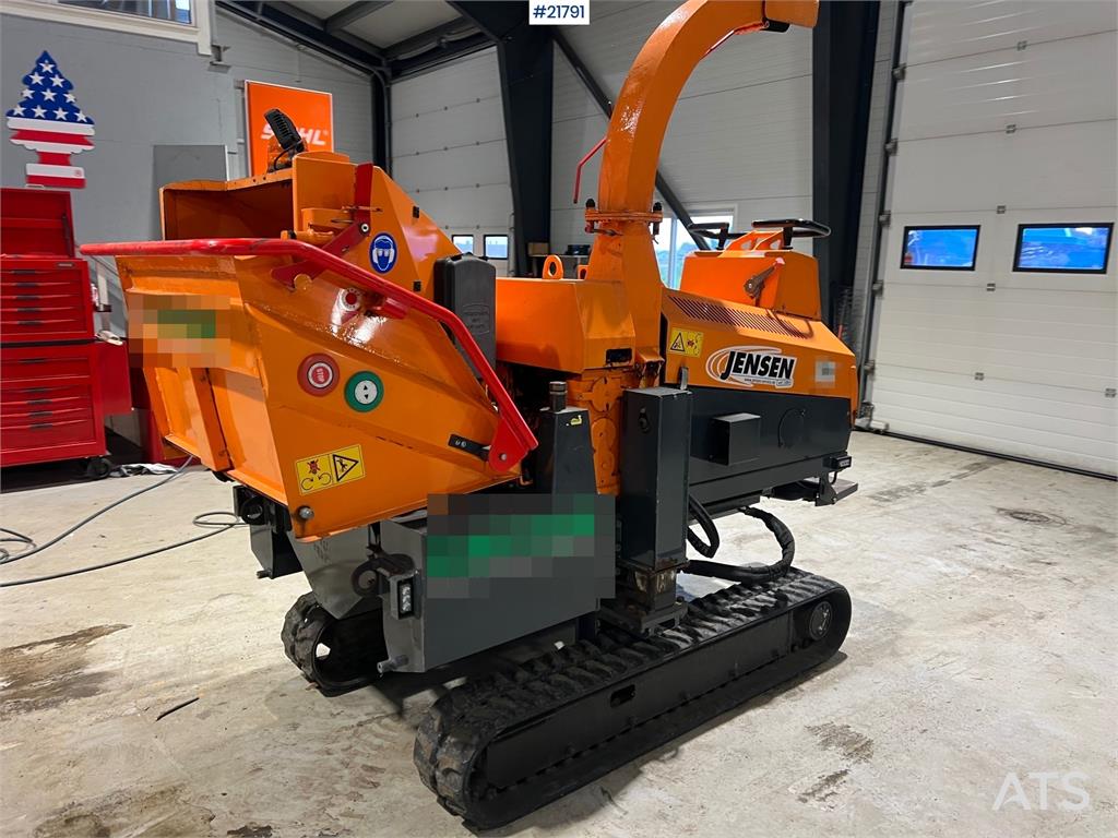 Jensen A540 spider wood chipper w/hydraulic raise and low 2017 21791 Jensen A540 spider wood chipper w/hydraulic raise and...