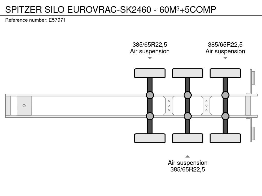 SPITZER SILO EUROVRAC-SK2460 - 60M³+5COMP 2011 E57971 Spitzer Silo EUROVRAC-SK2460 - 60M³+5COMP 2011 1 image 11