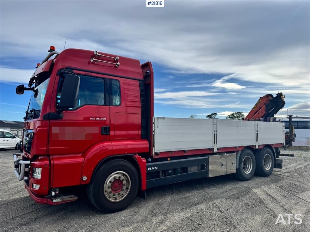 MAN TGS 26.500 6x4 Crane Truck with 19 t/m Rear-Mounte 2017 21818 TGS 26.500 6x4 Crane with 19 t/m Rear-Mounte 2017 1 Cran...