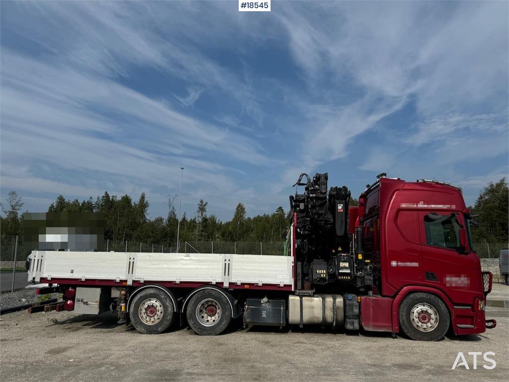 Scania R500 6x2 crane truck w/ 47 t/m Hiab crane with jib 2019 18545 R500 6x2 crane truck w/ 47 t/m Hiab crane with jib 20...