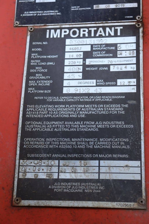 JLG 460SJ Diesel 16.1m Telescopic Boom Lift 2008 2008 460SJ 2008 1 image 10