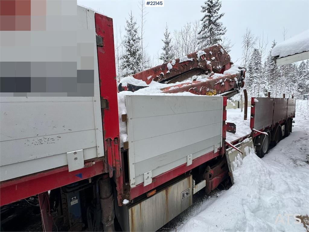 Tyllis jumbo semi-trailer with HMF crane 2010 22145 Tyllis jumbo semi-trailer with HMF crane 2010 1 image 2