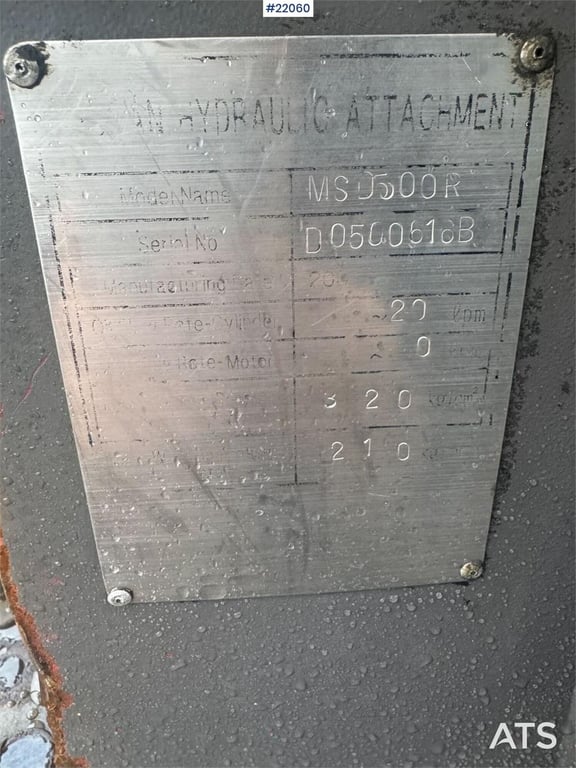 MSD500R Sorteringsklype 22060 MSD500R Sorteringsklype 1 image 13