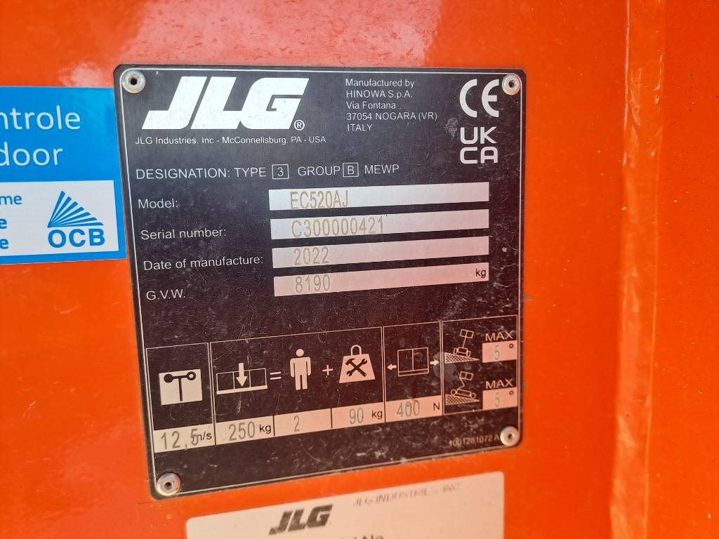 JLG EC520AJ 2022 ATR-2133 EC520AJ 2022 1 image 8