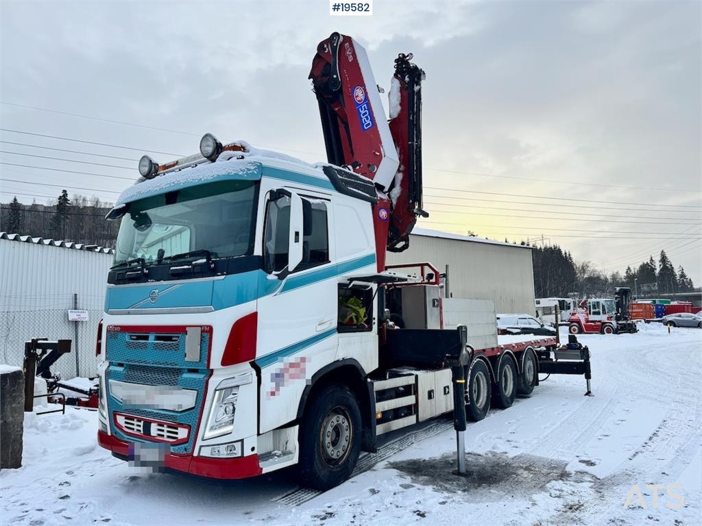 Volvo FH540 8x4 Tridem Crane truck w/ 50 t/m HMF crane w 2019 19582 FH540 8x4 Tridem Crane truck w/ 50 t/m HMF crane w 201...