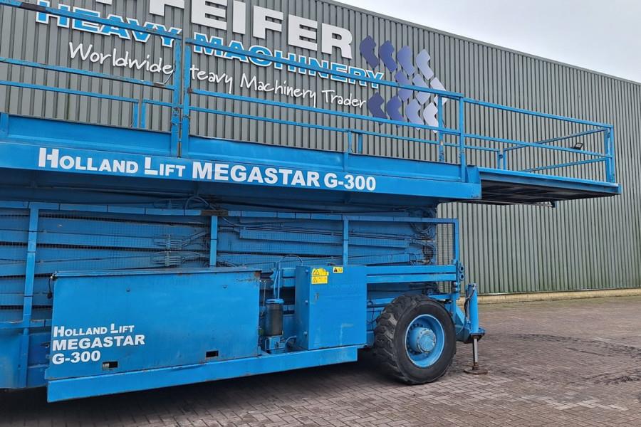 Holland Lift Megastar G300 Diesel, 4x4x4 Drive, 33.5m Working H 1998 HOLLAND LIFT - Megastar G300 - 90375 Holland lift Meg...