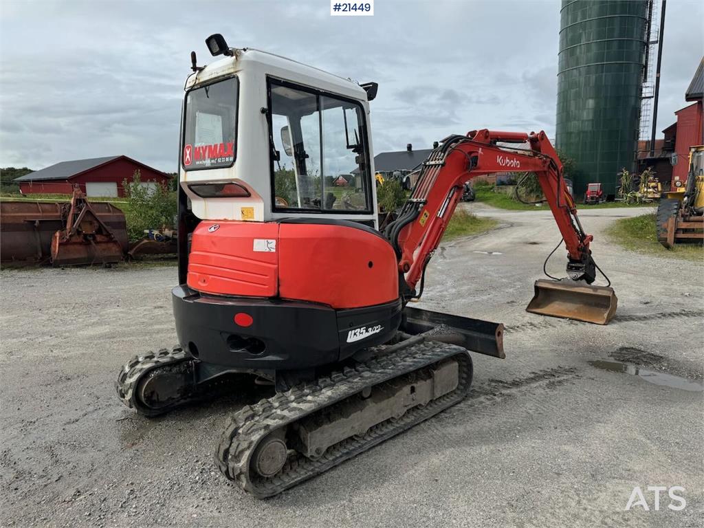 Kubota U35-3 Tracked excavator w/ 3 buckets WATCH VIDEO 2008 21449 U35-3 Tracked excavator w/ 3 buckets WATCH VIDEO 2008 1...