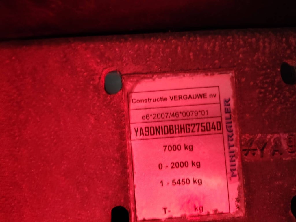 Closed Semi-trailer Vergauwe VF BE 2015 2015 VERGAUWE VF BE 2015 1 image 6