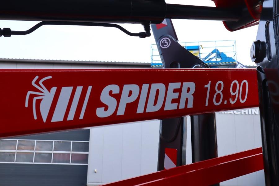 Platform Basket Spider 18.90 PRO CE Declaration, Valid inspection, 2024 PLATFORM BAS - Spider 18.90 PRO - 63060 Basket Spi...