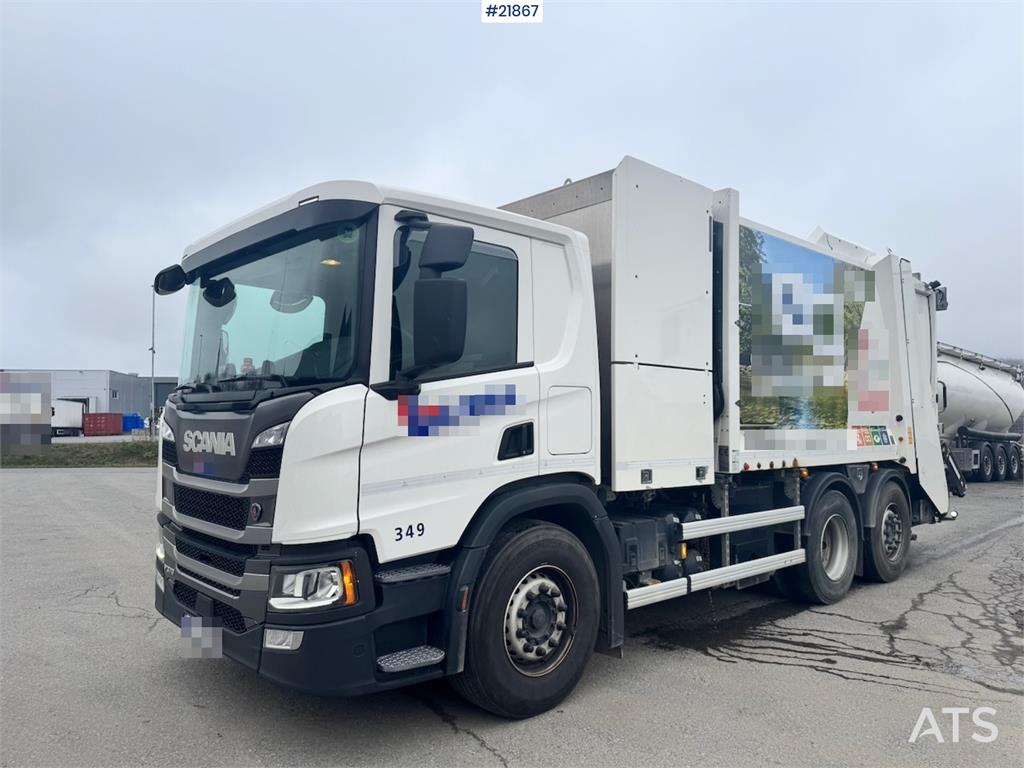 Scania P370 Waste Collection Truck with Washing System WA 2021 21867 P370 Waste Collection Truck with Washing System WA 20...