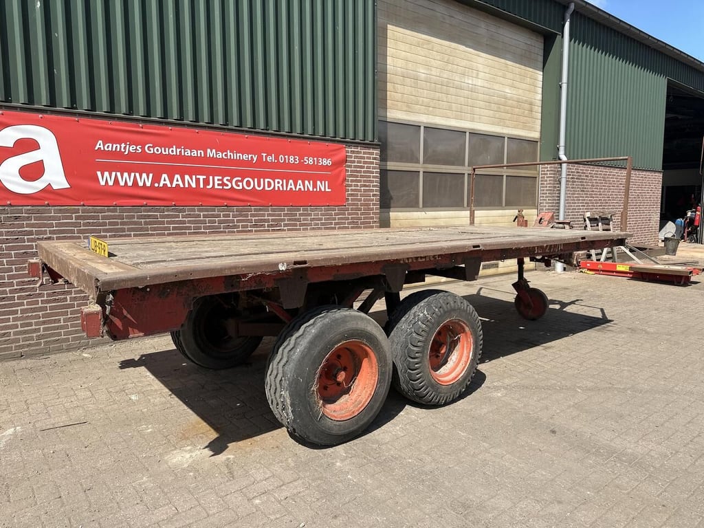 Balenwagen - Gebruikt 12671 balenwagen - Gebruikt 1 Flatbed open trailers image 3