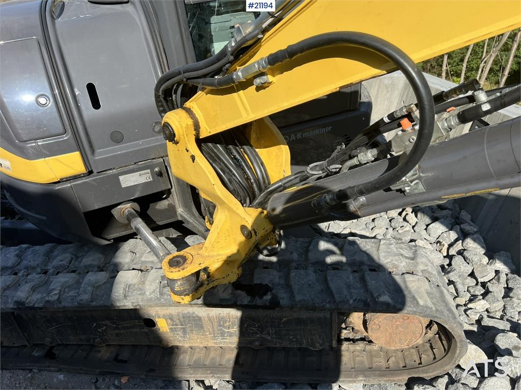 New Holland E55B excavator w/ digging bucket, sanding bucket, 2012 21194 E55B excavator w/ digging bucket, sanding bucket,...