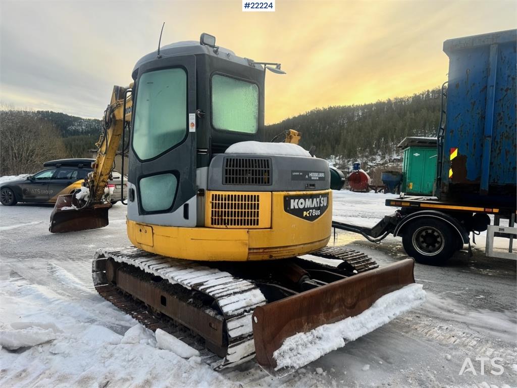 Komatsu PC78US-6 w/ Rototilt – 3 buckets – 6,300 hours WAT 2005 22224 PC78US-6 w/ Rototilt – 3 buckets – 6,300 hours WAT 2...