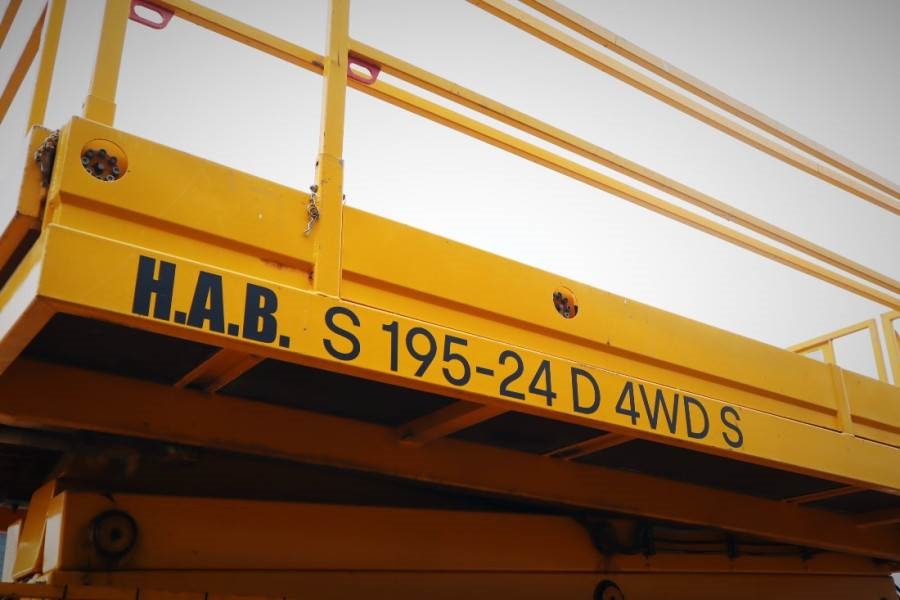 HAB S195-24 D4WDS Diesel, 4x4 Drive, 19.5m Working Hei 2011 HAB - S195-24 D4WDS - 62154 HAB S195-24 D4WDS Diesel, 4x4 Driv...