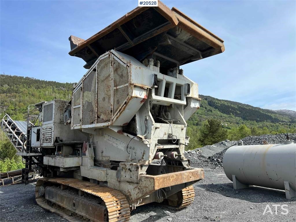 Haahjem ctc 110 crusher w/side conveyor and screen. WATCH 1986 20528 Haahjem ctc 110 crusher w/side conveyor and screen. W...