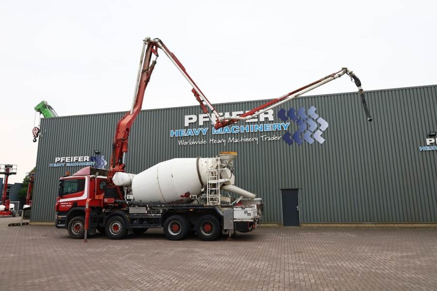 Scania 8x4 With Putzmeister PUMI 24-3.67CS Truck-mounted 2008 SCANIA - 8x4 With Putzmeister PUMI 24-3.67CS - 301 8x4 With ...