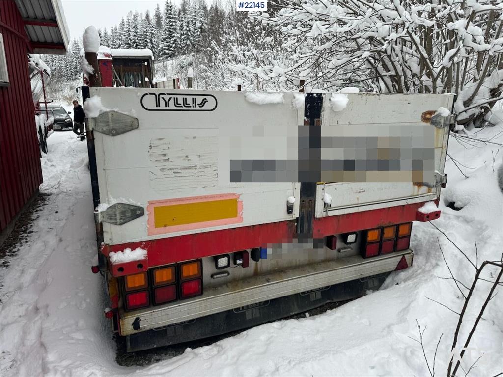 Tyllis jumbo semi-trailer with HMF crane 2010 22145 Tyllis jumbo semi-trailer with HMF crane 2010 1 image 12