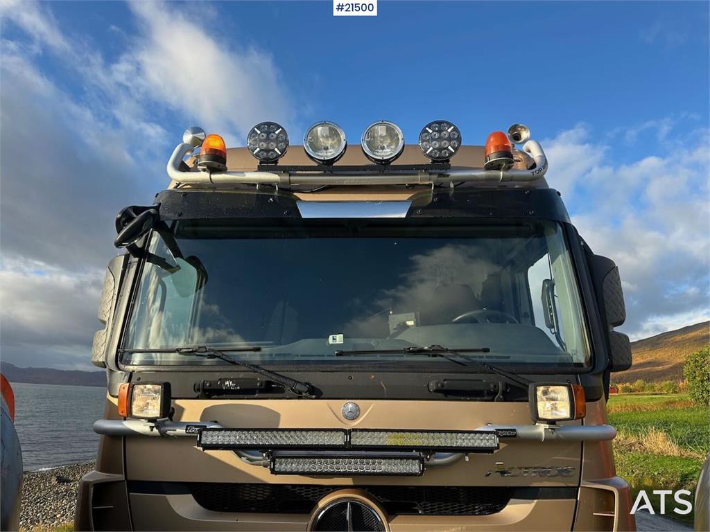 Mercedes-Benz Actros 2848 4x4+2 snow rigged hook truck w/ 20t ho 2011 21500 Actros 2848 4x4+2 snow rigged hook w/ 20t ho 2...