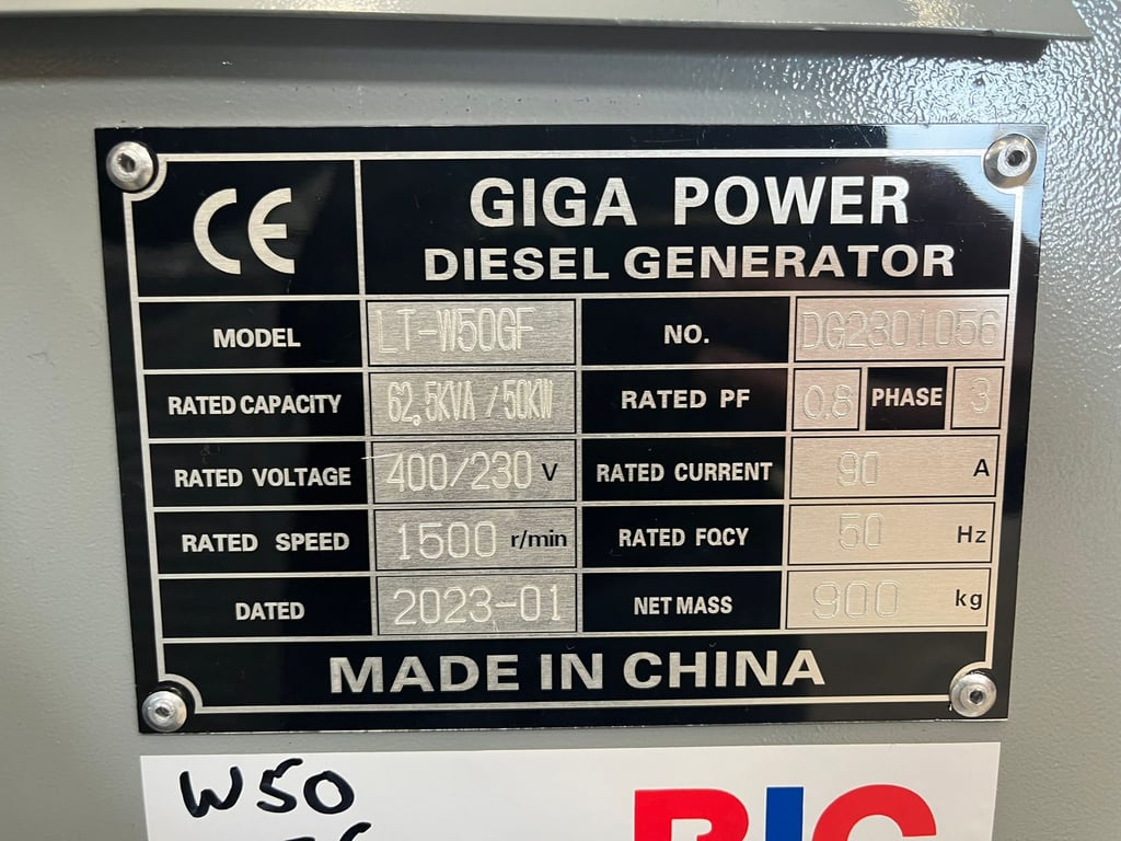 Giga power LT-W50-GF 62.5 kVA silent set 2023 00032083 Giga power LT-W50-GF 62.5 kVA silent set 2023 1 image 10