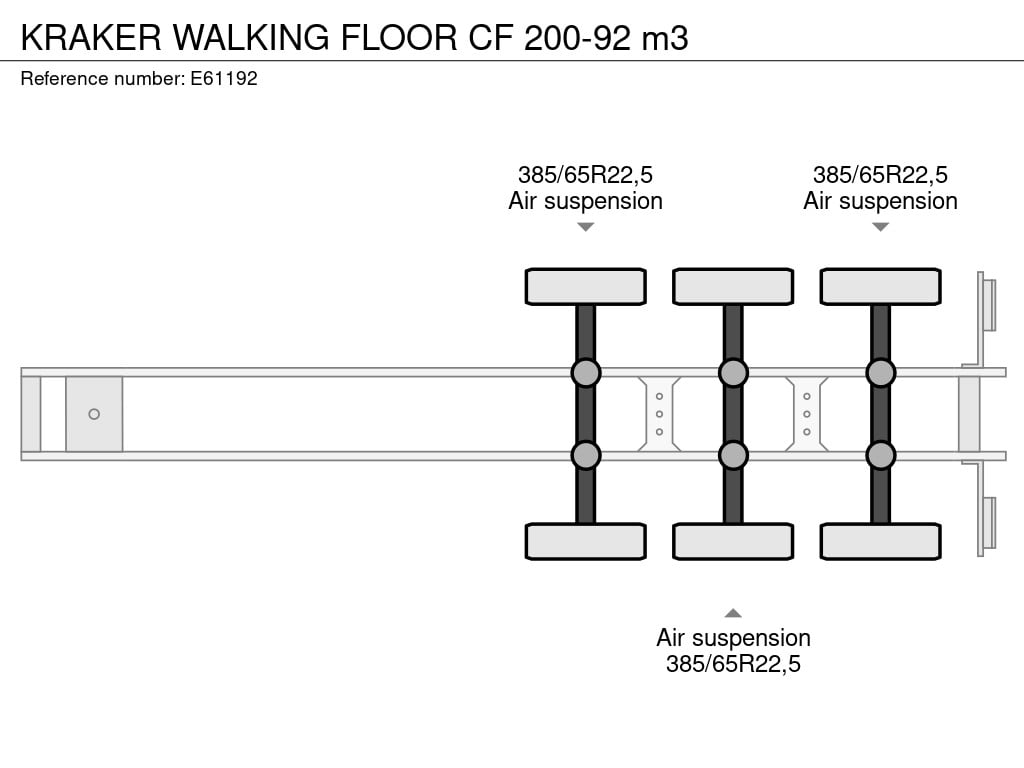 KRAKER WALKING FLOOR CF 200-92 m3 2017 E61192 kraker WALKING FLOOR CF 200-92 m3 2017 1 image 15