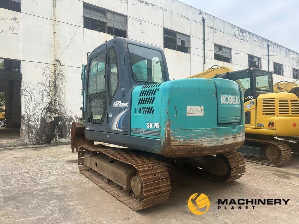 Kobelco SK75 Mini Crawler Excavator 80% New SK75 2019 1 Crawler Excavators image 3