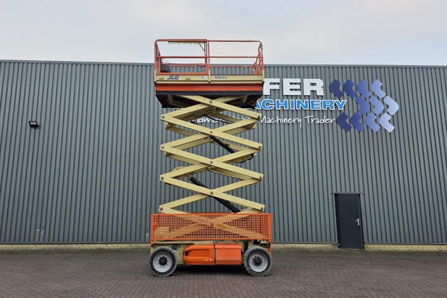 JLG M4069 Hybrid, 14.2m Working Height, 360kg Capacity 2004 JLG - M4069 - 90382 M4069 Hybrid, 14.2m Working Height, 360kg ...