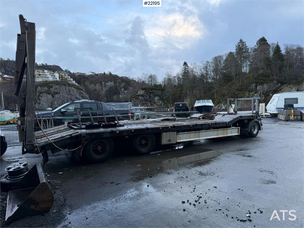 Damm SL-28M 3-axle machinery trailer with hydraulic dri 2013 22195 Damm SL-28M 3-axle machinery trailer with hydraulic dri...