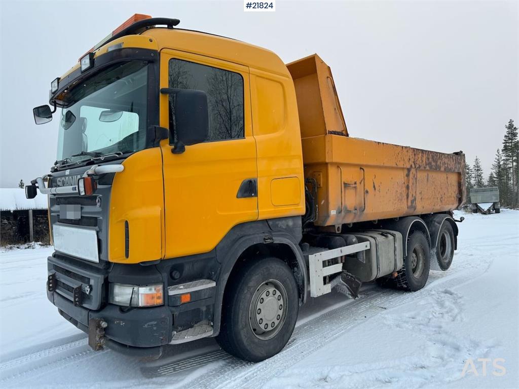 Scania R500 Tipper Truck, Snow Plow Equipped, with Underb 2005 21824 R500 Tipper Truck, Snow Plow Equipped, with Underb 20...