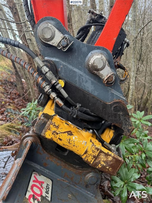 Kubota U36-4 Beltegraver m/ 4 skuffer, rotortilt og klype 2020 22076 U36-4 Beltegraver m/ 4 skuffer, rotortilt og klype 20...