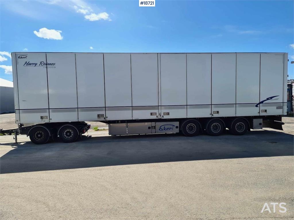 Ekeri 3-axle cabinet semitrailer w/ full side opening. 2019 18721 Ekeri 3-axle cabinet semitrailer w/ full side opening. 2...