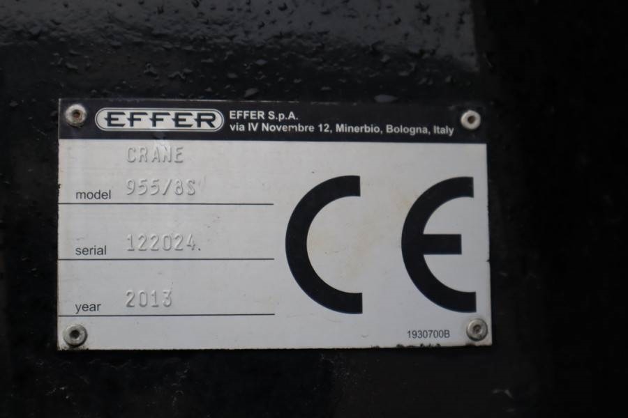 Effer 955/8S Volvo 540 Euro 6, Valid Inspection, 8x2x4 D 2015 EFFER - 955/8S - 30047 EFFER 955/8S Volvo 540 Euro 6, Valid ...