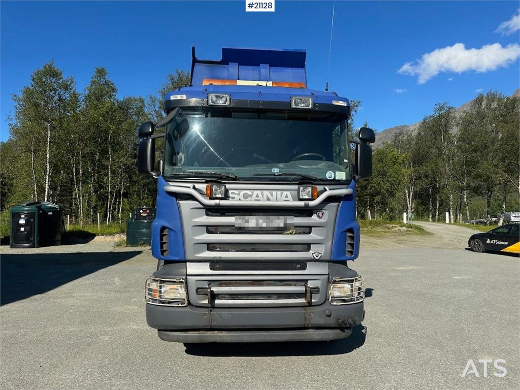 Scania R500 6x2 snow rigged tipper truck w/ plate and und 2006 21128 R500 6x2 snow rigged tipper truck w/ plate and und 20...