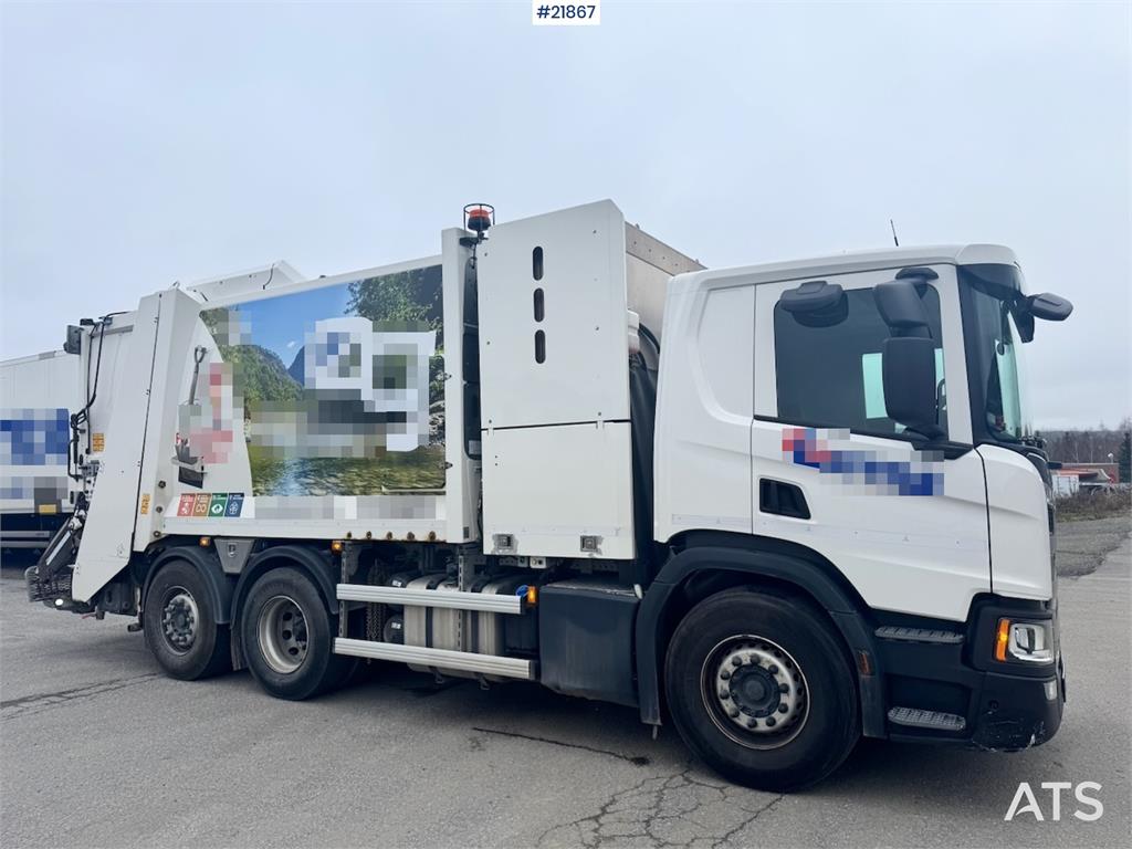 Scania P370 Waste Collection Truck with Washing System WA 2021 21867 P370 Waste Collection Truck with Washing System WA 20...