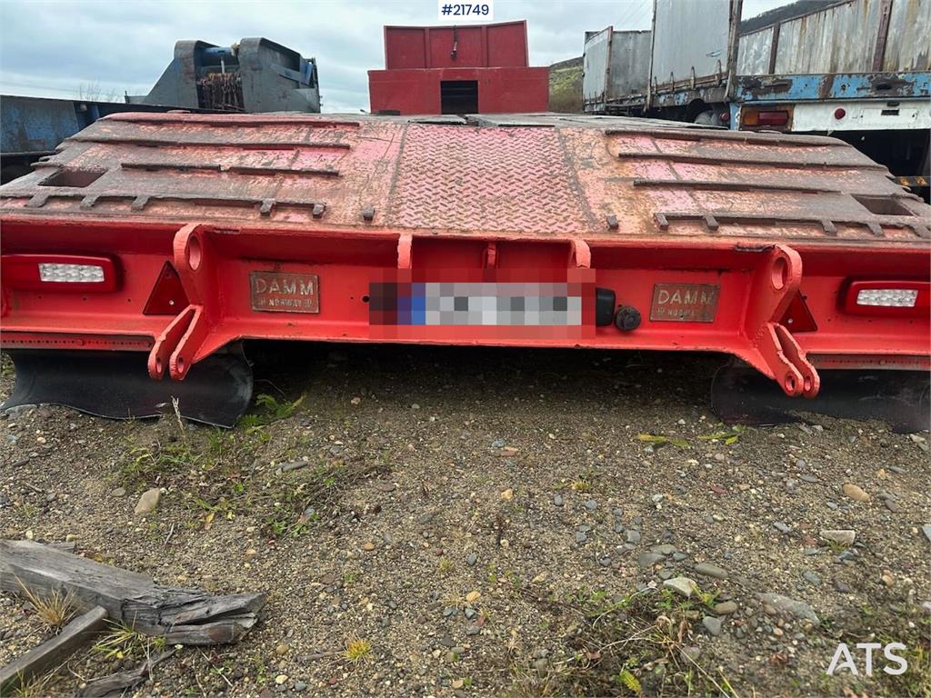 Damm 3SD335 3 axle machine trolley 1987 21749 Damm 3SD335 3 axle machine trolley 1987 1 Lowloader trailers image 7