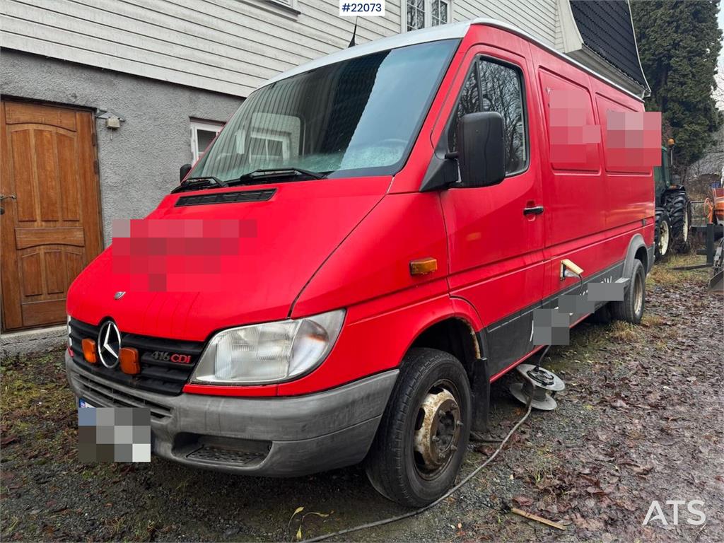 Mercedes-Benz Sprinter 416 with Leistikow flushing unit 2002 22073 Sprinter 416 with Leistikow flushing unit 2002 1 Closed...