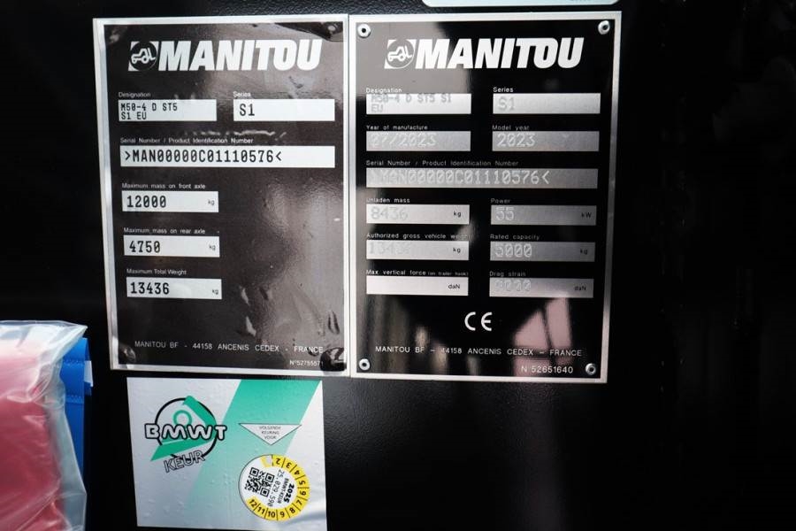 Manitou M50-4 Valid Inspection, *Guarantee, Diesel, 4x4 Dr 2023 MANITOU - M50-4 - 62454 M50-4 Valid Inspection, *Guarantee...