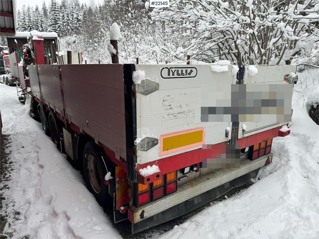 Tyllis jumbo semi-trailer with HMF crane 2010 22145 Tyllis jumbo semi-trailer with HMF crane 2010 1 image 14