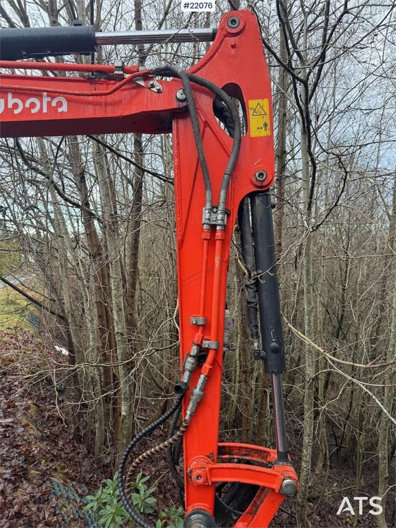 Kubota U36-4 Beltegraver m/ 4 skuffer, rotortilt og klype 2020 22076 U36-4 Beltegraver m/ 4 skuffer, rotortilt og klype 20...