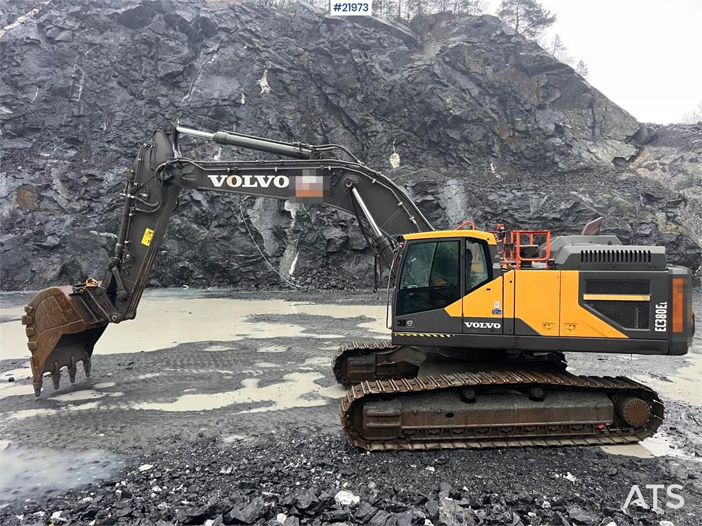 Volvo ec380EL excavator w/ hw undercarriage and toothed 2018 21973 ec380EL excavator w/ hw undercarriage and toothed 2018 ...